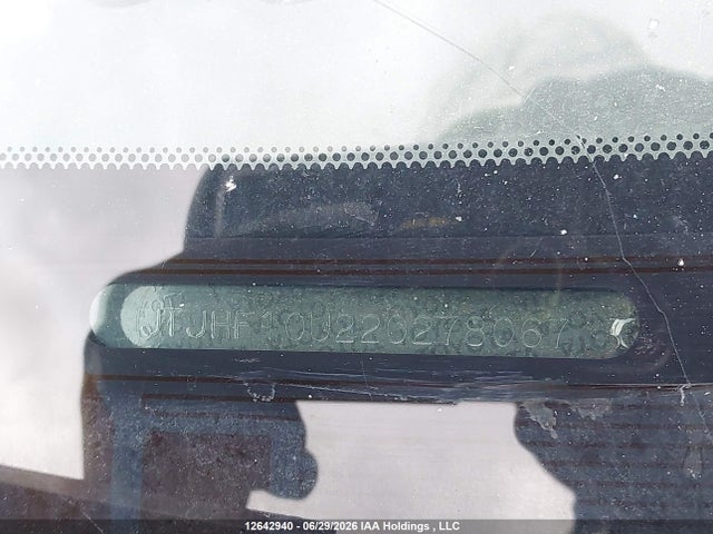 12642940 :رقم المزاد ، JTJHF10U220278067 vin ، 2002 Lexus Rx 300 300 مزاد بيع
