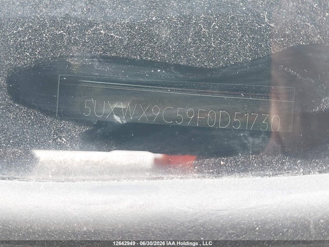 5UXWX9C59F0D51730 BMW X3 Xdrive28i
