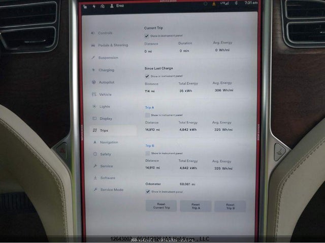 Tesla Model S 100d/75d/p100d 2018 5YJSA1E25JF244607 Image 8