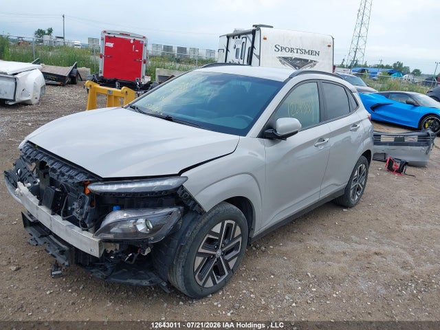 12643011 :رقم المزاد ، KM8K23AG1PU161259 vin ، 2023 Hyundai Kona Electric Preferred مزاد بيع