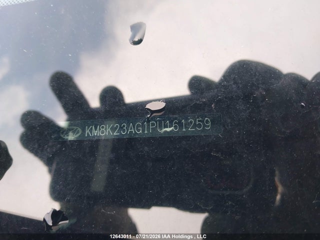12643011 :رقم المزاد ، KM8K23AG1PU161259 vin ، 2023 Hyundai Kona Electric Preferred مزاد بيع