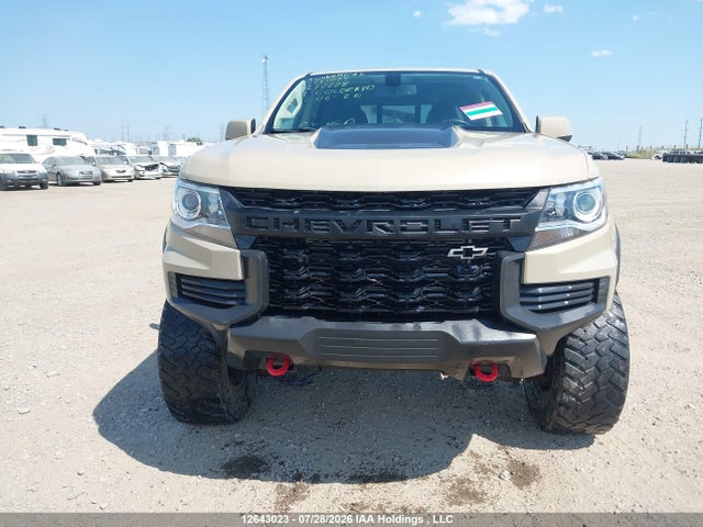 12643023 :رقم المزاد ، 1GCGTEEN6M1252228 vin ، 2021 Chevrolet Colorado Zr2 مزاد بيع