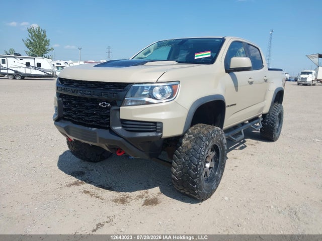 12643023 :رقم المزاد ، 1GCGTEEN6M1252228 vin ، 2021 Chevrolet Colorado Zr2 مزاد بيع
