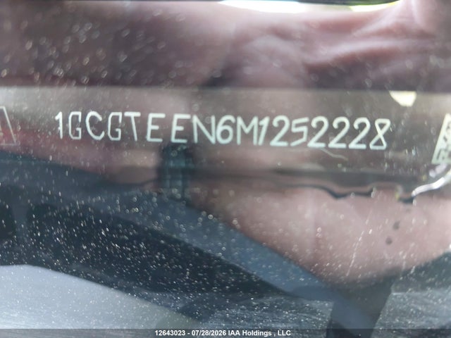 12643023 :رقم المزاد ، 1GCGTEEN6M1252228 vin ، 2021 Chevrolet Colorado Zr2 مزاد بيع
