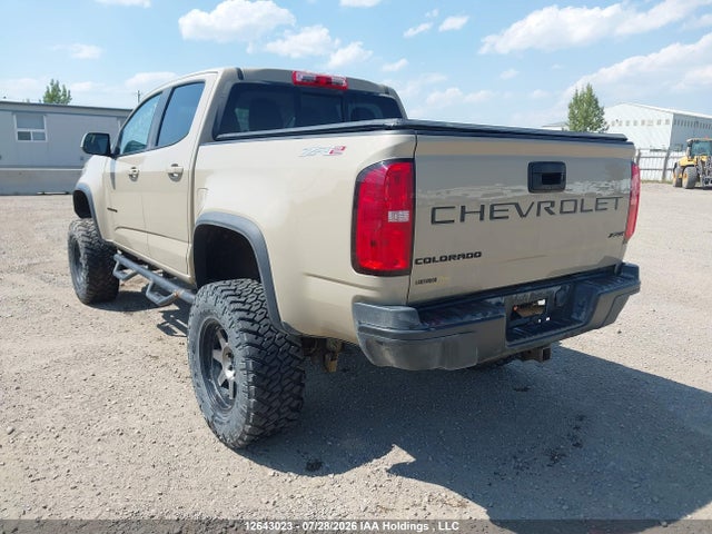 12643023 :رقم المزاد ، 1GCGTEEN6M1252228 vin ، 2021 Chevrolet Colorado Zr2 مزاد بيع