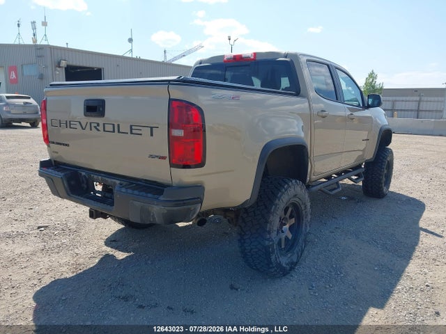 12643023 :رقم المزاد ، 1GCGTEEN6M1252228 vin ، 2021 Chevrolet Colorado Zr2 مزاد بيع