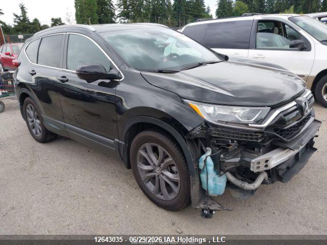 Auction sale of the 2021 Honda Cr-v Sport, vin: 2HKRW2H41MH202234, lot number: 12643035