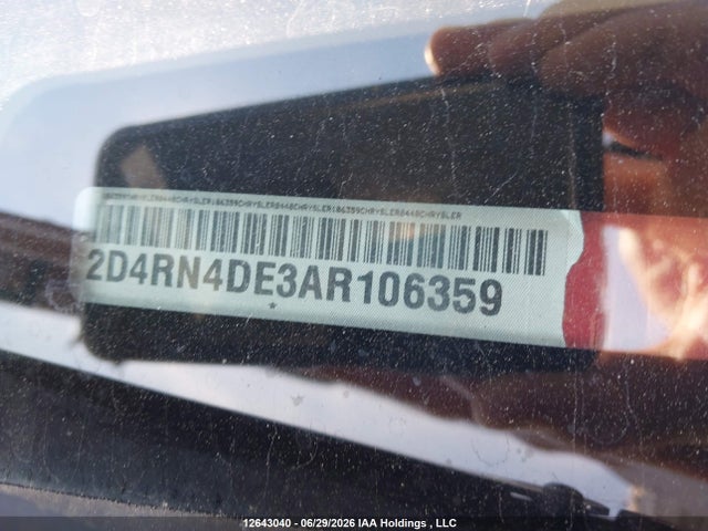 Продаж на аукціоні авто 2010 Dodge Grand Caravan Se, vin: 2D4RN4DE3AR106359, номер лоту: 12643040