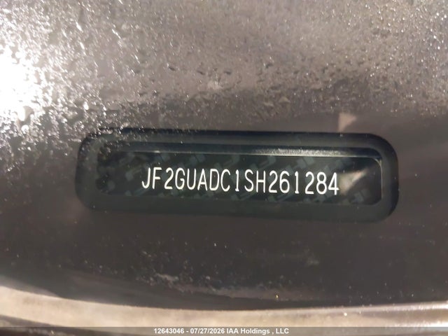 12643046 :رقم المزاد ، JF2GUADC1SH261284 vin ، 2025 Subaru Crosstrek Touring مزاد بيع