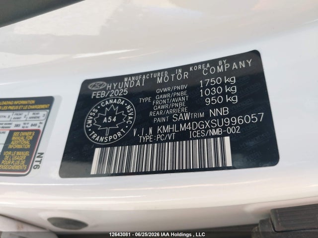Продажа на аукционе авто 2025 Hyundai Elantra Preferred, vin: KMHLM4DGXSU996057, номер лота: 12643081