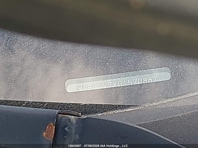 12643087 :رقم المزاد ، JM1BL1V7XC1570887 vin ، 2012 Mazda Mazda3 مزاد بيع