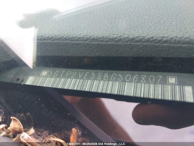 12643101 :رقم المزاد ، 3GTP2VE38BG306807 vin ، 2011 Gmc Sierra 1500 Sle مزاد بيع