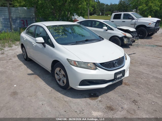 2013 Honda Civic Lx მანქანა იყიდება აუქციონზე, vin: 2HGFB2F45DH105257, აუქციონის ნომერი: 12643106