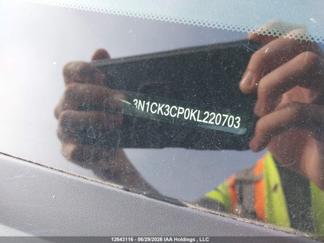 Aukcja sprzedaży 2019 Nissan Micra S/sr/sv, vin: 3N1CK3CP0KL220703, numer aukcji: 12643116