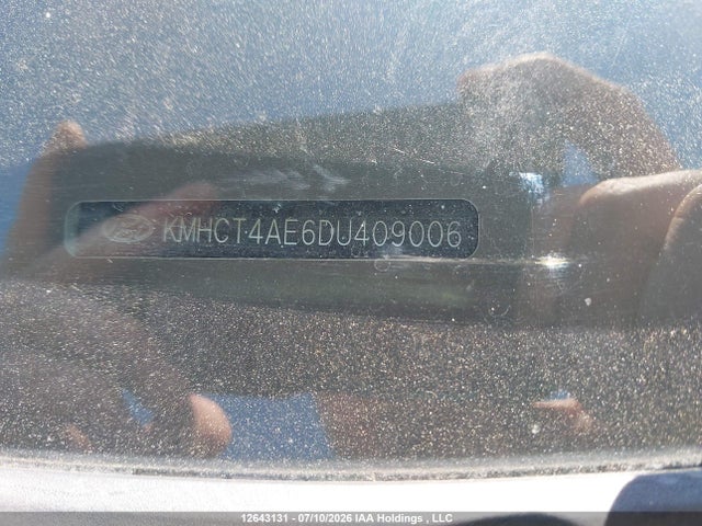 12643131 :رقم المزاد ، KMHCT4AE6DU409006 vin ، 2013 Hyundai Accent Gls/gs مزاد بيع