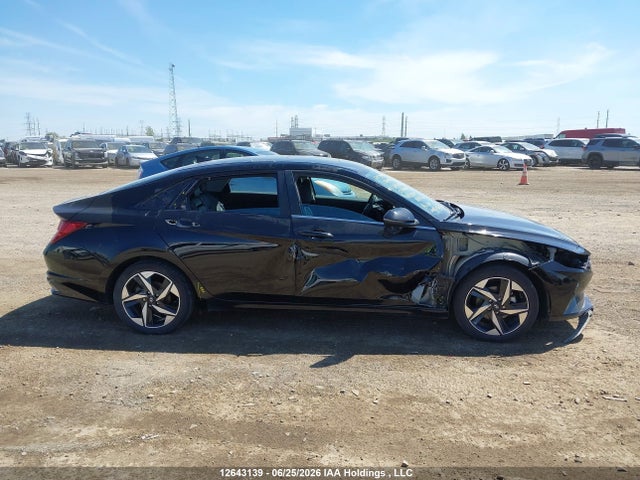 12643139 :رقم المزاد ، KMHLN4AG2NU215005 vin ، 2022 Hyundai Elantra Ultimate Ivt With Tech Package مزاد بيع