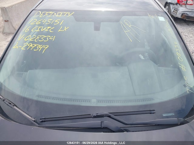 Продаж на аукціоні авто 2016 Honda Civic Lx, vin: 2HGFC2F53GH028334, номер лоту: 12643151
