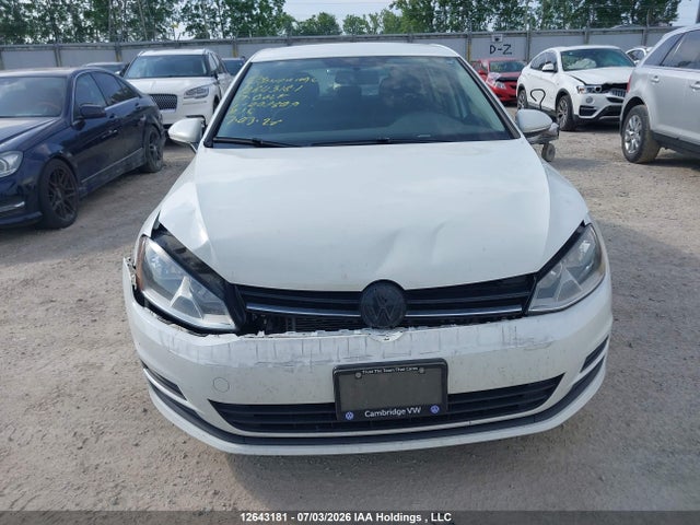 Aukcja sprzedaży 2017 Volkswagen Golf 1.8 Tsi Comfortline/1.8 Tsi Highline/1.8 Tsi Trendline, vin: 3VW117AU1HM008609, numer aukcji: 12643181