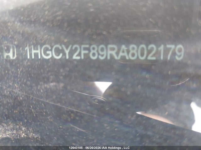 2024 Honda Accord Touring Hybrid მანქანა იყიდება აუქციონზე, vin: 1HGCY2F89RA802179, აუქციონის ნომერი: 12643185