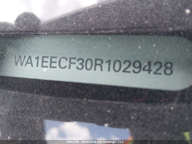 2024 Audi Q3 Premium Plus S Line 45 მანქანა იყიდება აუქციონზე, vin: WA1EECF30R1029428, აუქციონის ნომერი: 12643200