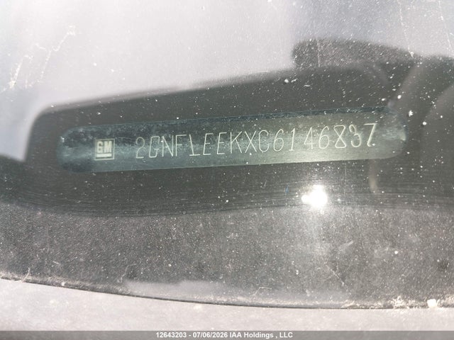 Aukcja sprzedaży 2012 Chevrolet Equinox Lt, vin: 2GNFLEEKXC6146837, numer aukcji: 12643203