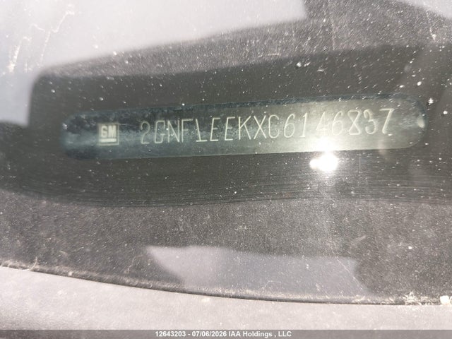 Aukcja sprzedaży 2012 Chevrolet Equinox Lt, vin: 2GNFLEEKXC6146837, numer aukcji: 12643203