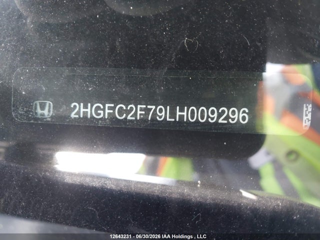 Aukcja sprzedaży 2020 Honda Civic, vin: 2HGFC2F79LH009296, numer aukcji: 12643231