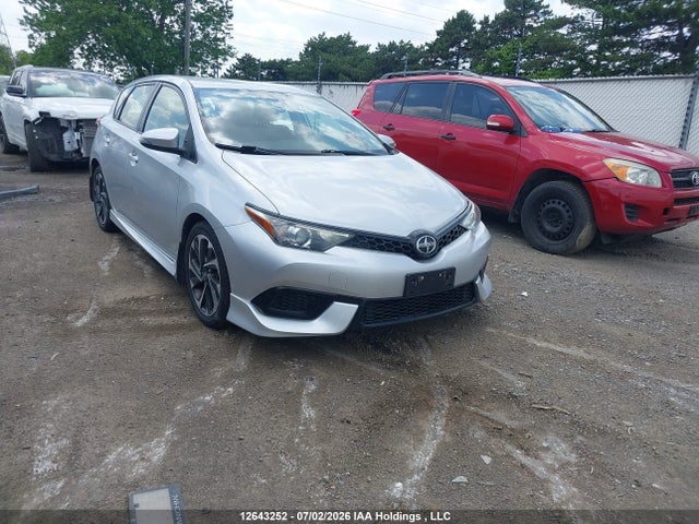 2016 Toyota Scion Im მანქანა იყიდება აუქციონზე, vin: JTNKARJE5GJ502667, აუქციონის ნომერი: 12643252