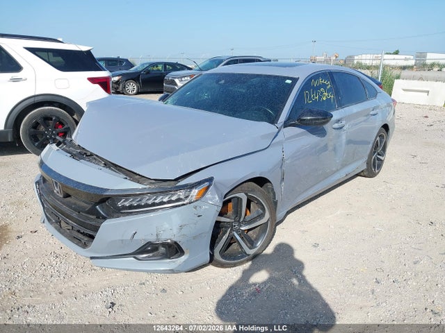 2022 Honda Accord Sport 2.0t მანქანა იყიდება აუქციონზე, vin: 1HGCV2F37NA800616, აუქციონის ნომერი: 12643264