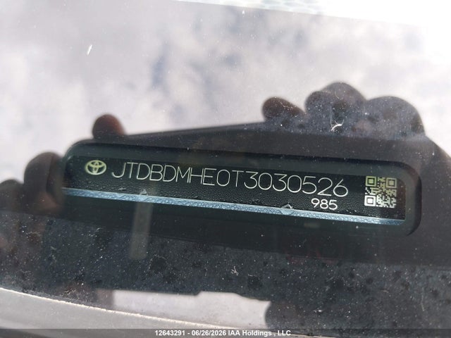 12643291 :رقم المزاد ، JTDBDMHE0T3030526 vin ، 2026 Toyota Corolla Hybrid Le Awd مزاد بيع
