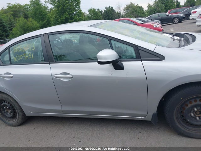 Продаж на аукціоні авто 2013 Honda Civic Lx, vin: 2HGFB2F44DH009751, номер лоту: 12643293