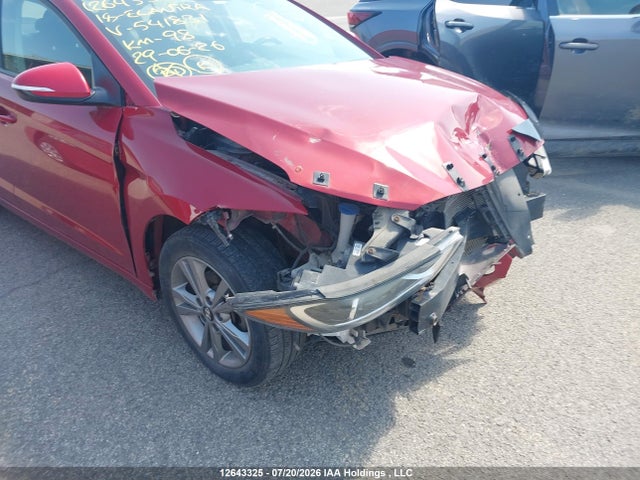 12643325 :رقم المزاد ، KMHD84LF7JU541831 vin ، 2018 Hyundai Elantra Sel/value/limited مزاد بيع