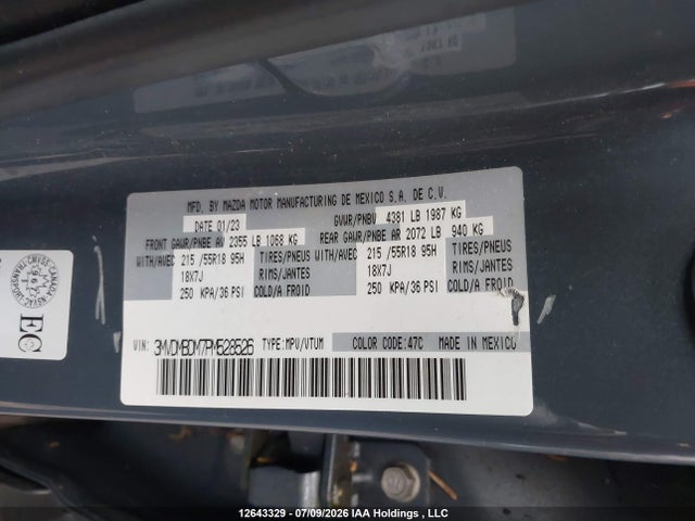 3MVDMBDM7PM528526 Mazda CX-30