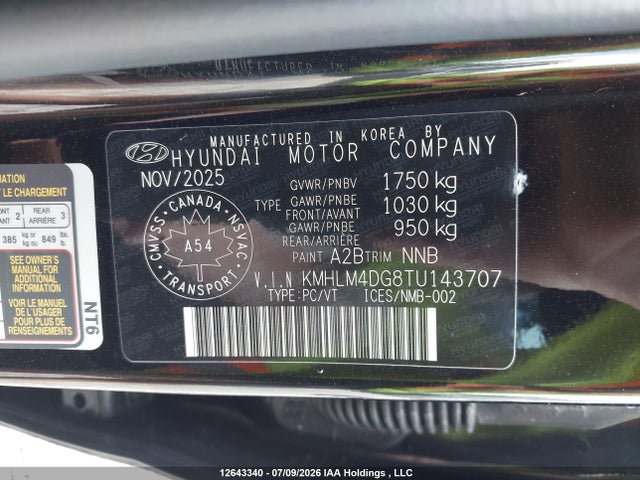 Продажа на аукционе авто 2026 Hyundai Elantra Sel Sport, vin: KMHLM4DG8TU143707, номер лота: 12643340