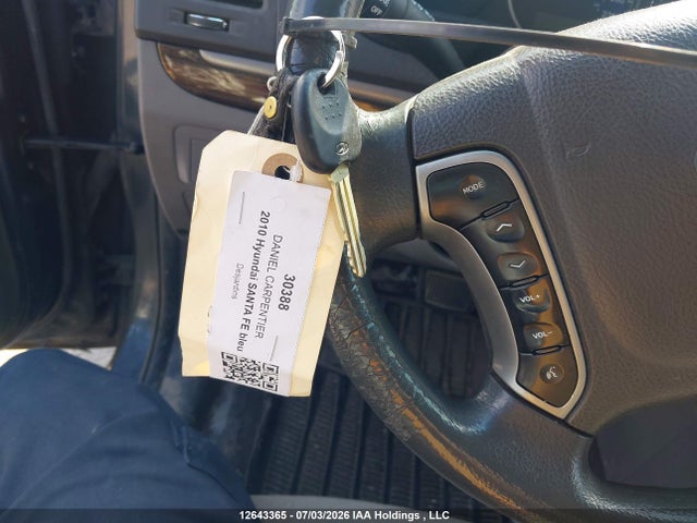 12643365 :رقم المزاد ، 5NMSGDAG7AH364800 vin ، 2010 Hyundai Santa Fe Gls مزاد بيع