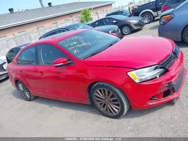 2011 Volkswagen Jetta Se მანქანა იყიდება აუქციონზე, vin: 3VWDX7AJ0BM080023, აუქციონის ნომერი: 12643391