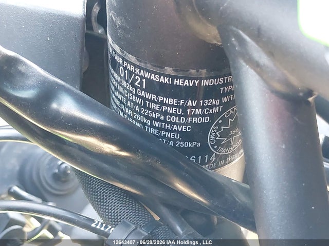 Kawasaki Ex650 M 2021 ML5EXEM1XMDA36114 Image 10