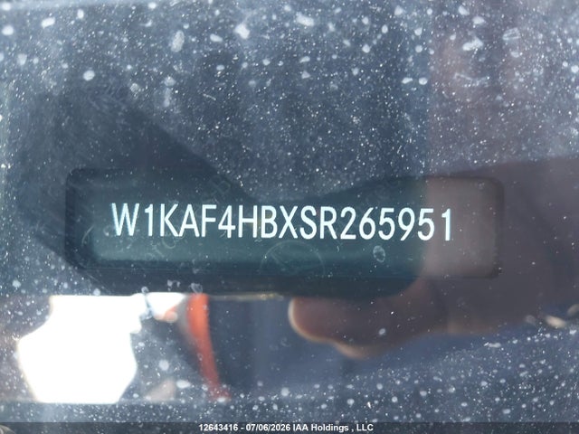Продаж на аукціоні авто 2025 Mercedes-benz C 300 4matic, vin: W1KAF4HBXSR265951, номер лоту: 12643416