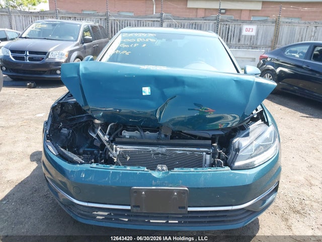 2019 Volkswagen Golf S/se მანქანა იყიდება აუქციონზე, vin: 3VWG57AUXKM008050, აუქციონის ნომერი: 12643420