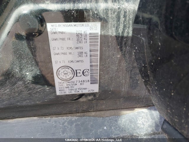 Nissan Rogue 2016 5N1AT2MV2GC734818 Image 19