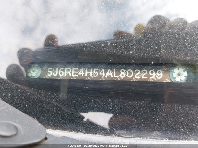 2010 Honda Cr-v Ex მანქანა იყიდება აუქციონზე, vin: 5J6RE4H54AL802299, აუქციონის ნომერი: 12643434