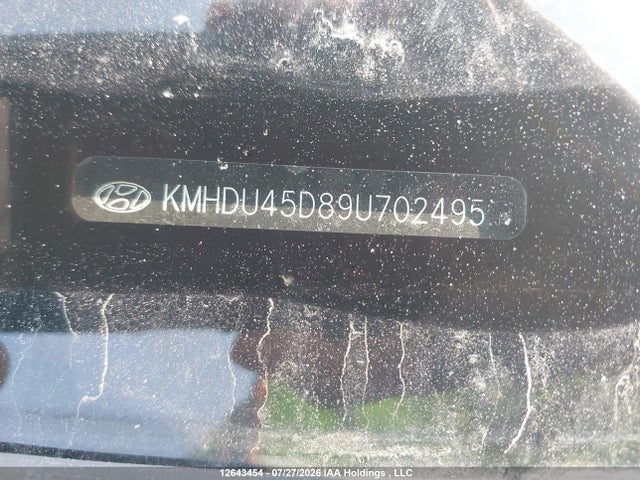 12643454 :رقم المزاد ، KMHDU45D89U702495 vin ، 2009 Hyundai Elantra Gls/se مزاد بيع