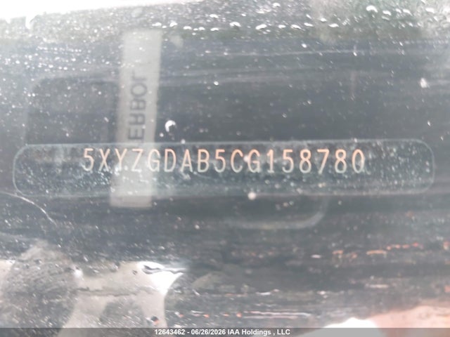 Продаж на аукціоні авто 2012 Hyundai Santa Fe Gls, vin: 5XYZGDAB5CG158780, номер лоту: 12643462