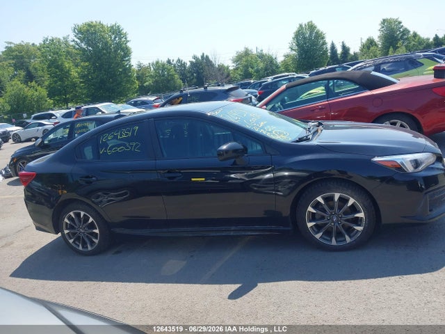 12643519 :رقم المزاد ، 4S3GKAG68N3600392 vin ، 2022 Subaru Impreza Sport With Eyesight 4-door مزاد بيع
