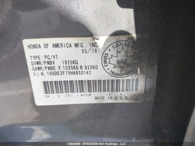 Acura ILX 2017 19UDE2F75HA800142 Image 9