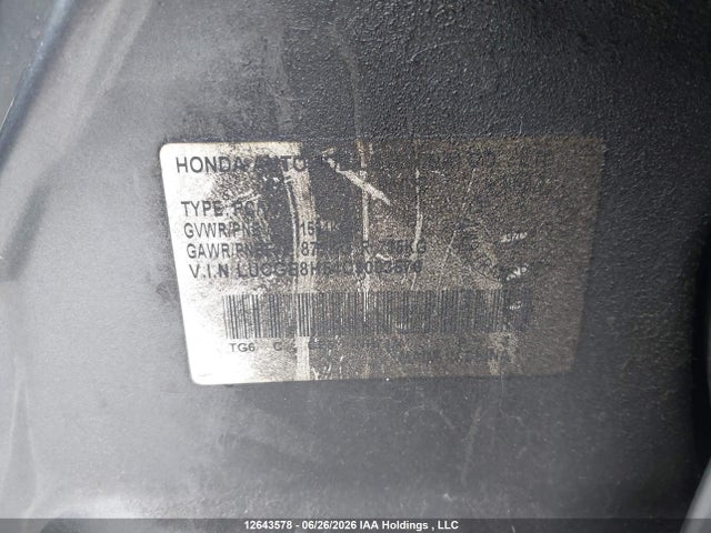 2012 Honda Fit Lx მანქანა იყიდება აუქციონზე, vin: LUCGE8H54C3003576, აუქციონის ნომერი: 12643578