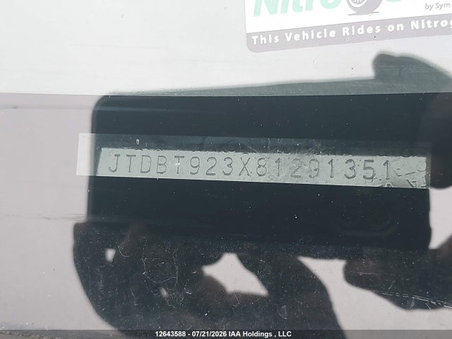 Продаж на аукціоні авто 2008 Toyota Yaris, vin: JTDBT923X81291351, номер лоту: 12643588