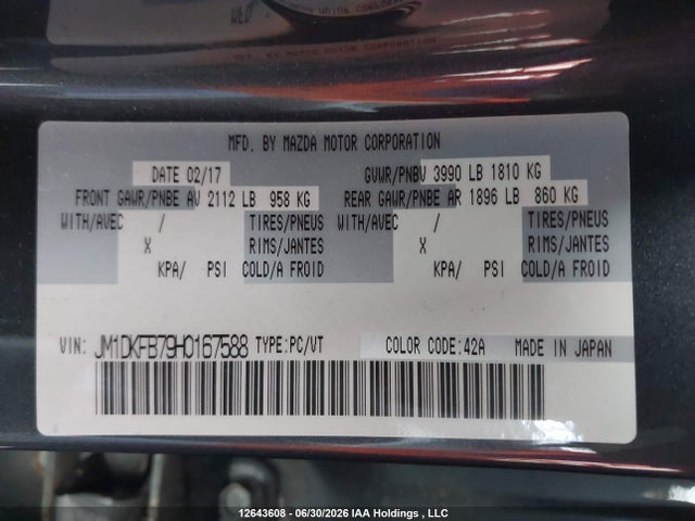 Mazda Cx-3 Gx 2017 JM1DKFB79H0167588 Image 9