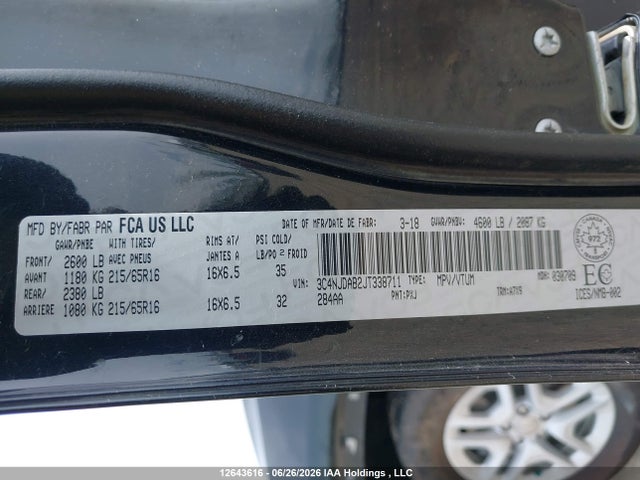 Jeep Compass Sport 2018 3C4NJDAB2JT338711 Image 19