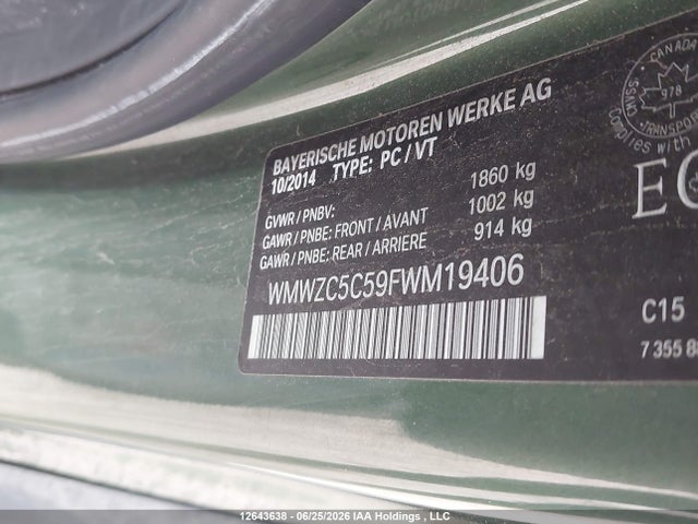 Mini Countryman Cooper S 2015 WMWZC5C59FWM19406 Image 9